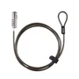 Tooq Cable de Seguridad Tipo NANO con Combinación, 1,5m, Gris Oscuro